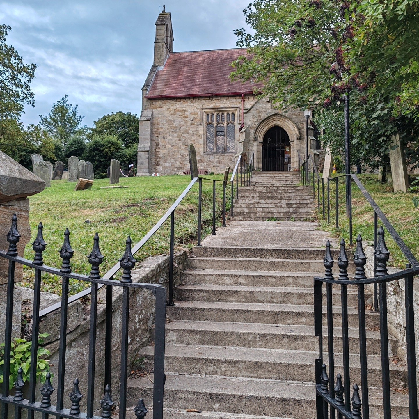 Church handrails in Witton Le Wear, Co. Durham